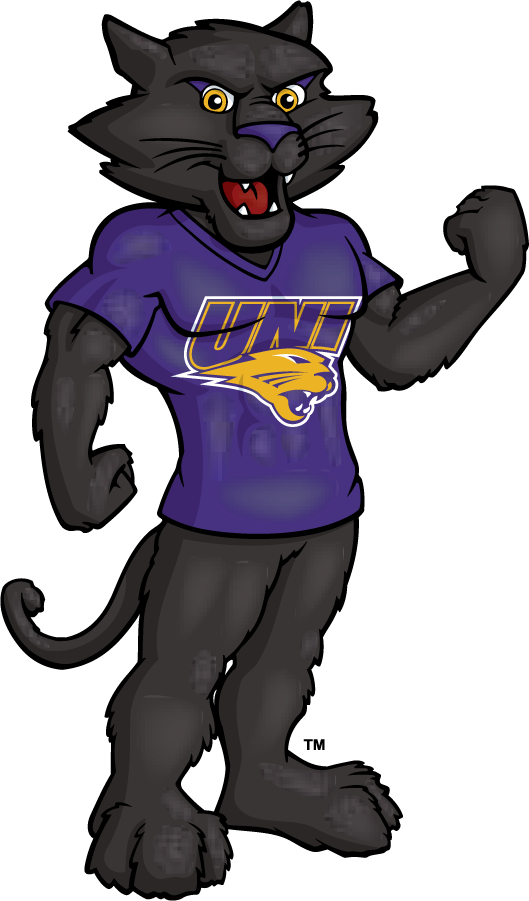 Northern Iowa Panthers 2002-2021 Mascot Logo diy iron on heat transfer
